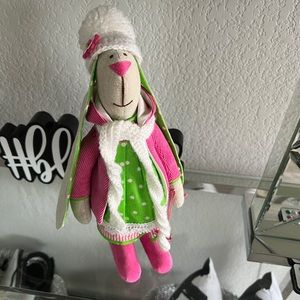 Decorative handmade toy rabbit completely size 13 inches